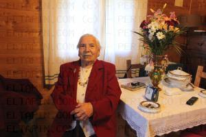 El Tapin - La vecina de Posada, Candelaria Josefina Santana, cumplió los 100 años