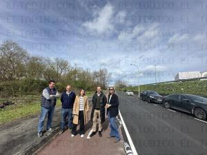 El Tapin - Finalizan las obras de mejora de la pavimentación del vial entre la rotonda del C.P. La Fresneda y las inmediaciones de la senda hacia Lugones