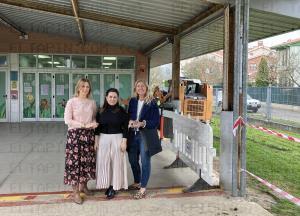 El Tapin - Siero mejora el acceso al edificio de infantil del colegio de La Fresneda