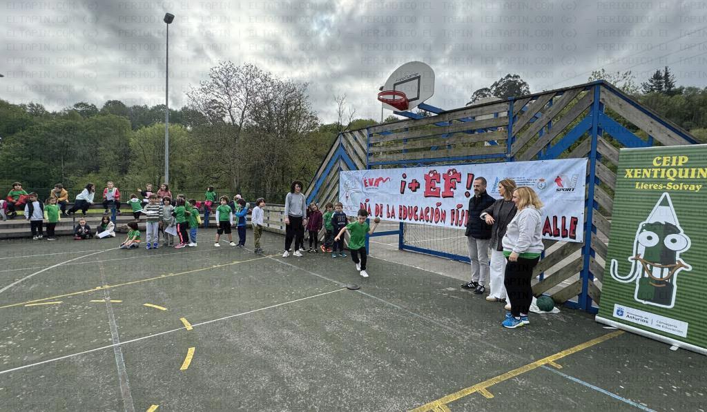 El Tapin - El colegio Xentiquina celebró el Día de la Educación Física en la Calle