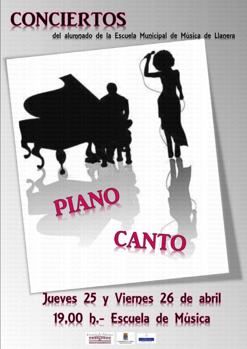 El Tapin - Conciertos de piano y canto del alumnado de la Escuela Municipal de Música de Llanera