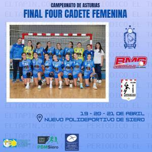 El Tapin - El Nuevo Polideportivo de Siero acoge este fin de semana la Fase Final del Campeonato de Asturias de balonmano cadete femenino