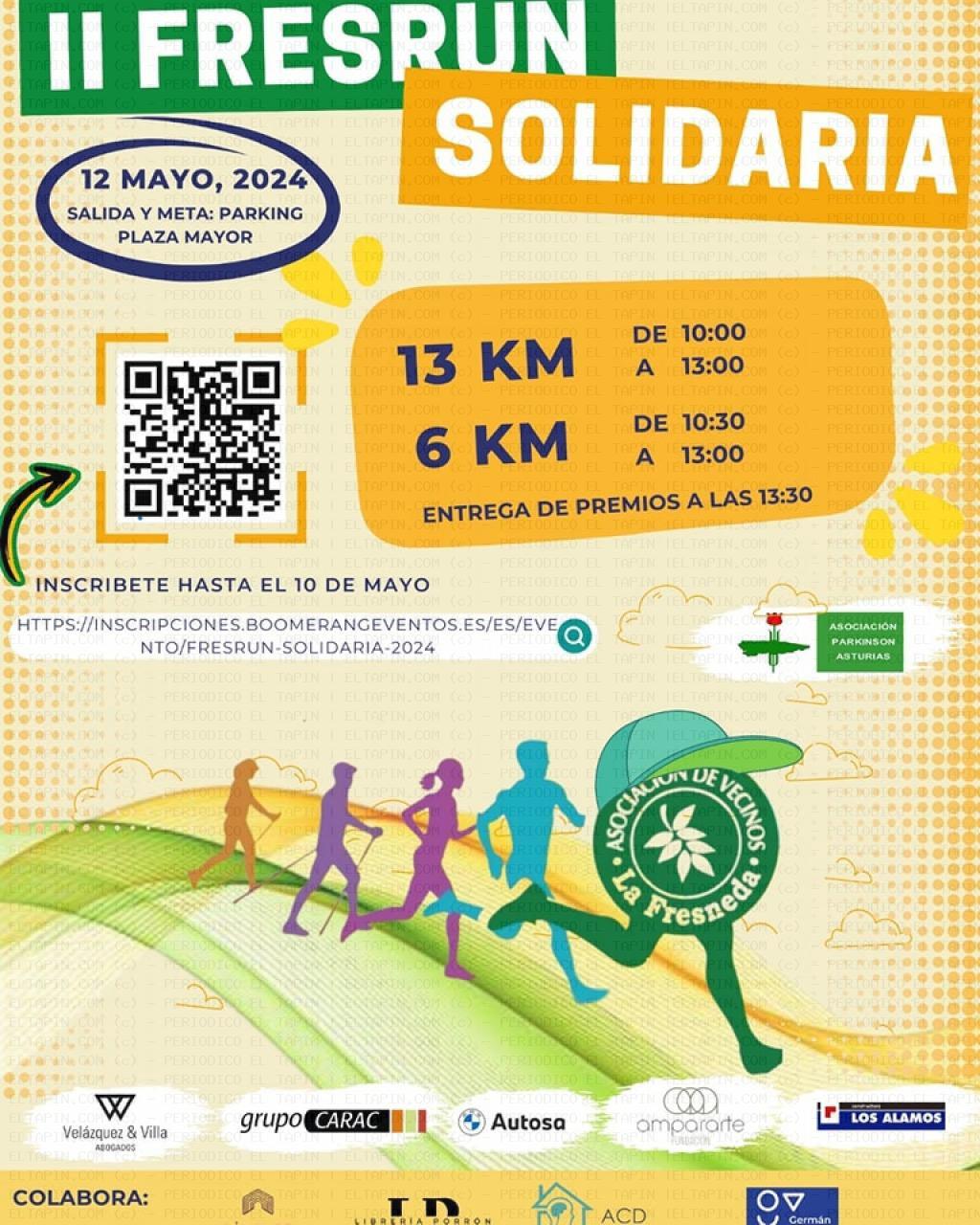 El Tapin - La Urbanización La Fresneda celebra la II Carrera Solidaria FRESRUN el 12 de mayo