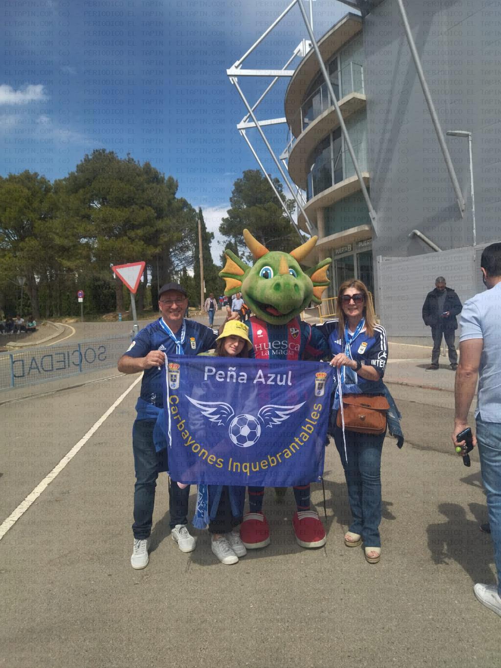 El Tapin - La Peña Carbayones Inquebrantables viajó a Huesca para ver al Real Oviedo