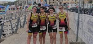 El Tapin - El Triatlón Lugones acudió con los equipos absolutos masculino y femenino a las competiciones nacionales
