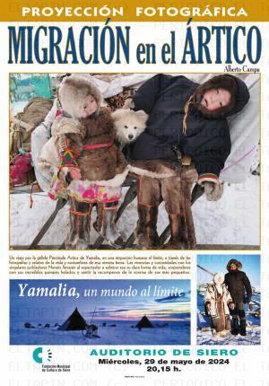 El Tapin - Alberto Campa realizará una proyección fotográfica sobre “Migración en el Ártico” el miércoles 29 de mayo