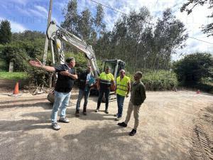El Tapin - Avanzan a buen ritmo la segunda fase de las obras de renovación del camino de la Peral a Cogollu, en Muñó