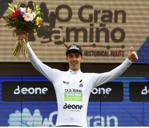 El Tapin - El ciclista poleso, Samuel Fernández, lidera la Vuelta O Gran Camiño