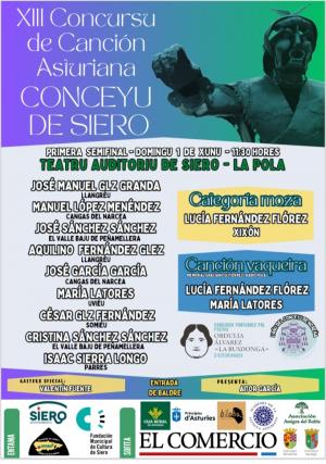 El Tapin - El Auditorio de Pola de Siero acoge la Primera Semifinal del XIII Concurso de Canción Asturiana Conceyu de Siero