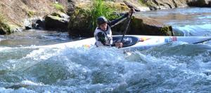 El Tapin - El sierense, Jorge Quiroga, obtuvo una medalla de oro en patrullas canoa slalom en el campeonato de España por selecciones autonómicas