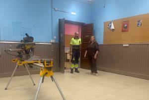 El Tapin - Llanera continúa con su plan de mejora de los centros escolares durante este verano