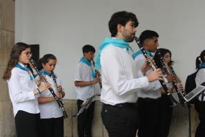 El Tapin - La Banda de Música de Siero oferta por primera vez formación en La Fresneda y Lugones