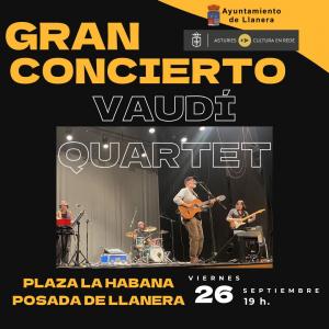 El Tapin - La Plaza de La Habana acoge el concierto de Vaudí Quartet el 26 de septiembre a las 19 horas