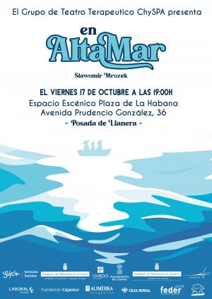 El Tapin - El Grupo de Teatro Terapéutico ChySPA representará la obra “En Altamar” el 17 de octubre en el espacio escénico de La Habana, en Posada de Llanera