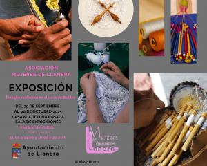 El Tapin - Las casas de cultura de Llanera acogen las exposiciones "Bolillos con historia y tradición" y "Pintura por Tamara Riesco"