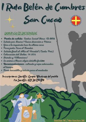 El Tapin - La Asociación de Vecinos de San Cucao organiza la I Ruta Belén de Cumbres
