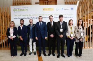 El Tapin - Barbón: “El despliegue de la red de hidrógeno de Enagás supondrá un impulso de primer orden para que el Principado lidere el avance hacia la economía verde en España”