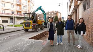 El Tapin - Iniciados los trabajos de sustitución de pavimentos en varias calles de la zona sur de Lugones