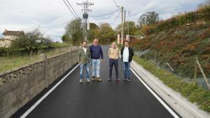 El Tapin - Finalizan los trabajos de reparación del camino de Reanes a La Cuesta, en la parroquia de Lieres