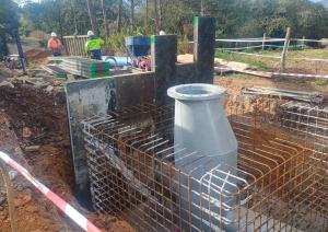 El Tapin - Cadasa avanza en la construcción del ramal que garantiza el abastecimiento en Llanera y La Fresneda, con una inversión de 3,8 millones