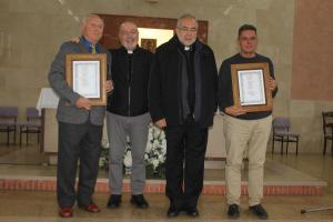El Tapin - César Sánchez y Félix García recibieron los premios “Don Liborio Colino”, que entrega la Unidad Pastoral de Posada