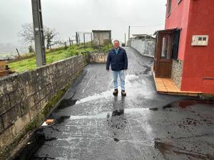 El Tapin - Siero mejoró uno de los caminos principales de la aldea de Los Corros, en la parroquia de Feleches