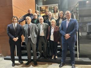 El Tapin - El alcalde de Siero asistió al pregón del Centro Asturiano de Torrevieja con motivo de Santa Bárbara