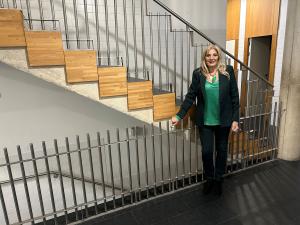 El Tapin - Siero repara la barandilla del Teatro Auditorio de Pola de Siero