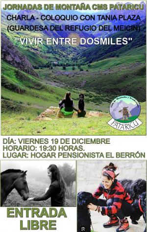 El Tapin - Las XVI Jornadas de montaña del Club de Montaña y Senderismo Pataricu se realizarán el 18 y 19 de diciembre, en el Hogar de Pensionistas de El Berrón