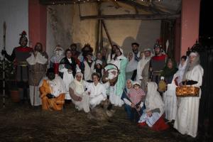 El Tapin - El Belén Viviente de la Asociación de Vecinos de Santa Cruz encantó al público que asistió