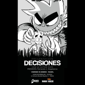 El Tapin - El dibujante llanerense, Zazo, presenta su cómic: "Decisiones"