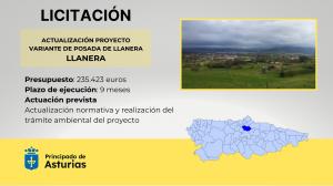 El Gobierno de Asturias avanza en la construcción de la variante de Posada de Llanera con su actualización técnica y la tramitación ambiental