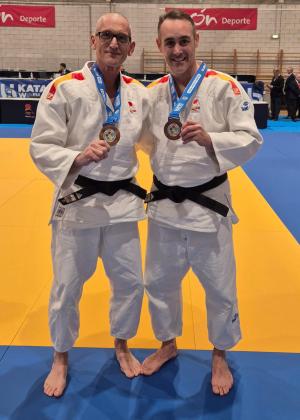 El Tapin - Los judokas, Mario Corujo y Esteban Díaz, consiguen el bronce en la Kata World Series 2026