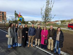 El Tapin - La Pitufina Ferroviaria da la bienvenida a El Berrón