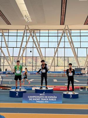 Sergio Plata, bronce en el nacional sub23, en Sabadell