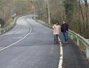 El Tapin - El PP denuncia hundimientos en la carretera SI-8, entre Pola de Siero y Bendición, seis meses después de la finalización de las obras