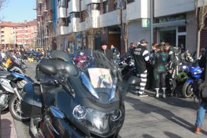 Multitudinaria despedida a Chechu Prado, se reunieron más de 400 motos