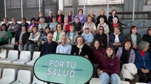 El Tapin - Gran éxito del taller “Prevención y actuación posterior en las caídas” celebrado en el polideportivo de Lugones 