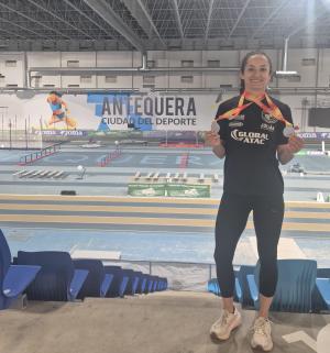 El Tapin - Marta Díez se proclama doble subcampeona de España y Celia González, medalla de bronce nacional, ambas atletas del Ciudad de Lugones