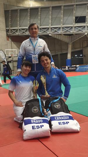El Tapin - Estefanía Bravo y Omar Erraqui conquistan el oro en la Supercopa de España de Judo-Kata, en Alicante