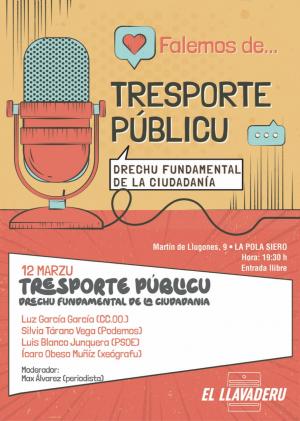 El Tapin - Mesa redonda sobre el transporte público en el Llavaderu