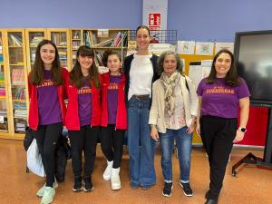 El Tapin - El colegio de Lugo de Llanera acogió la charla del proyecto "Más Guerreras" sobre igualdad y referentes femeninos