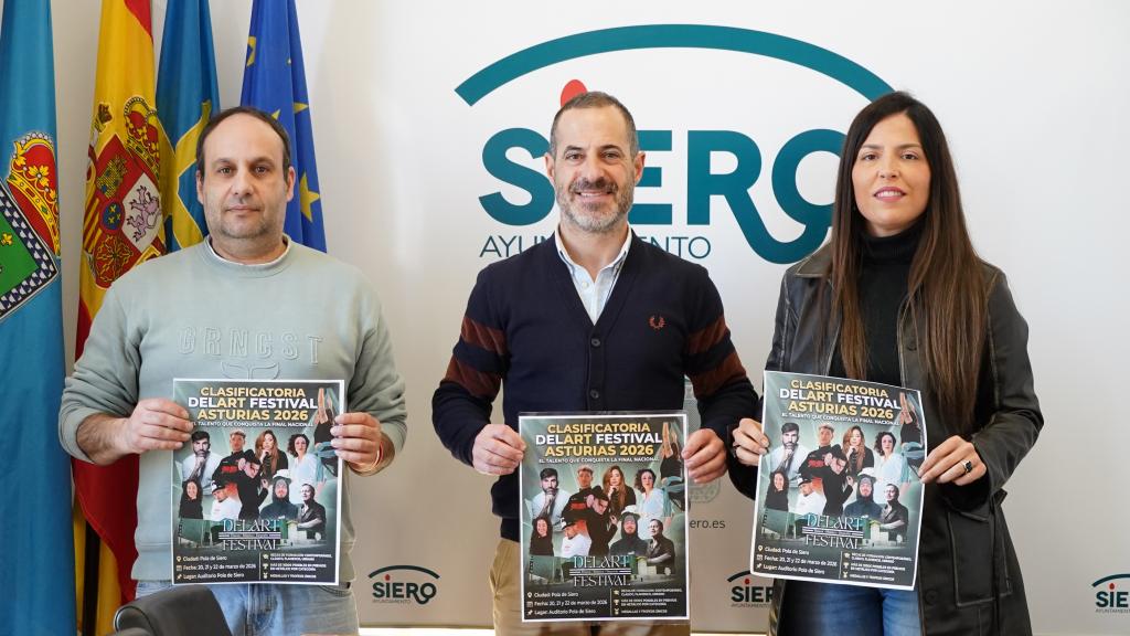 La tercera edición de DelArt Festival se celebra del 20 al 22 de marzo en el Auditorio de Pola de Siero