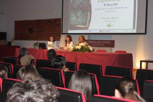 El Tapin - El IES Llanera inaugura su Semana Cultural con Rosa Cid y un viaje interdisciplinar por el tiempo