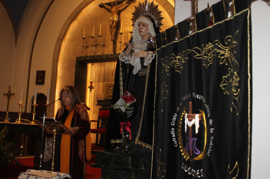 María Teresa Álvarez, periodismo y escritora, protagoniza el pregón de la Semana Santa de Lugones