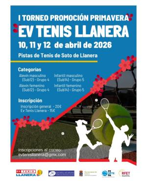 El Tapin - El EV Tenis Llanera organiza su primer torneo federado del 10 al 12 de abril