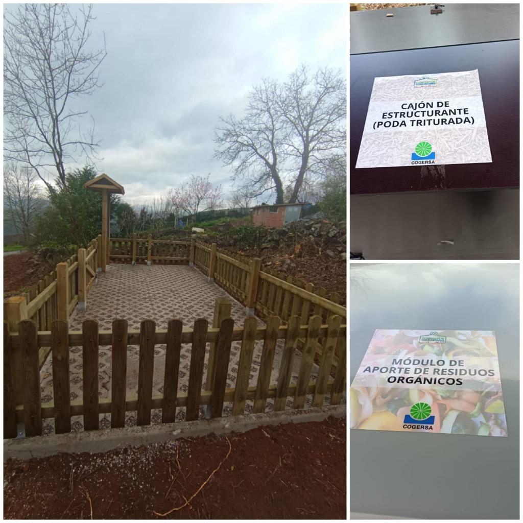 Un área de compostaje comunitario en Las Regueras