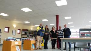 El Tapin - Finalizados los trabajos de renovación de la iluminación a tecnología LED en el Centro Polivalente Integrado de Carbayín Alto, con una inversión de 9.800 euros