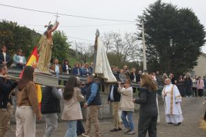 El Tapin - Veyo celebra con devoción la procesión del Encuentro el Domingo de Pascua