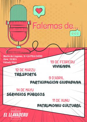 El Tapin - La Participación Ciudadana a debate en el marco de las jornadas “Falemos de…”, organizadas por la asociación El Llavaderu 